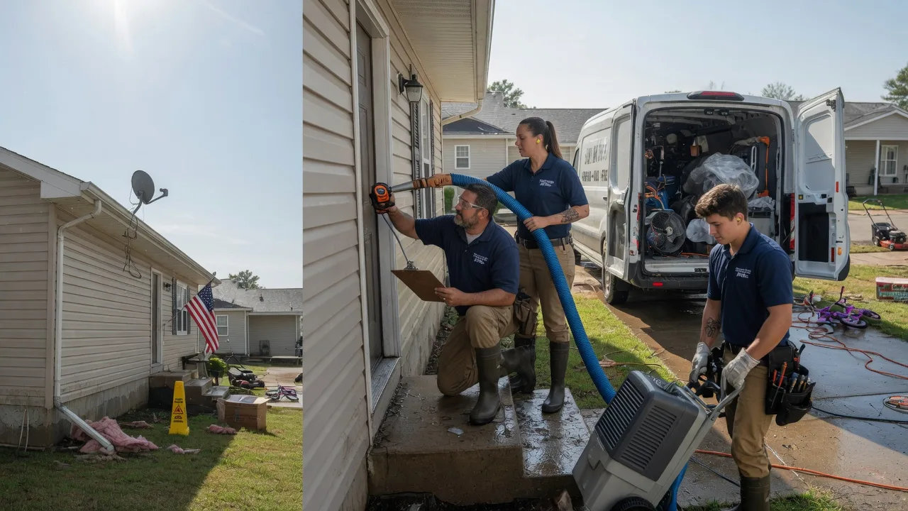 Ceiling Water Damage Restoration in Fleming, OH near me